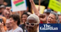 US protesters call for Democrats to face Trump and ‘fight, fight, fight with every tool available’