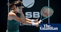 Emma Raducanu back injury leaves her facing race to be fit for Australian Open