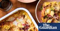 Rukmini Iyer’s quick and easy recipe for beetroot and celeriac gratin with goat’s cheese and walnuts | Quick and easy