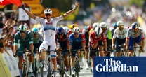 Tour de France 2025: Tim Merlier claims stage nine as Van der Poel bid falls just short