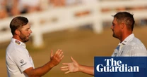 New dad Sam Burns steals march on chasing pack to lead Open after third day