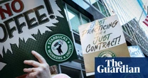 ‘Whatever it takes’: Starbucks workers launch US strike and call for boycott