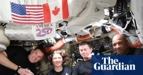 Trump tells Artemis II crew he saved Nasa despite trying to slash agency’s budget