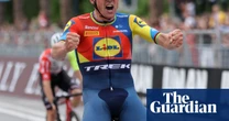 Giro d’Italia: Pedersen wins but Landa crashes out on opening stage in Tirana