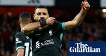 Mohamed Salah strikes late to deny Arsenal and rescue point for Liverpool