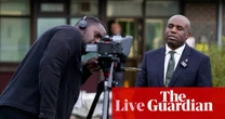 Minister defends David Lammy and says ‘broken system’ to blame for prisoner releases – UK politics live