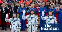 China launches three-crew space flight as part of lunar ambitions
