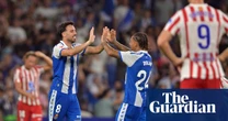European football: Atlético Madrid lose at Espanyol, while Vitinha wins opener for PSG
