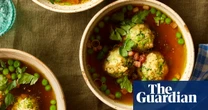 Pasta and pesto, broth and dumplings, pancakes and chutney: Ravinder Bhogal’s pea recipes