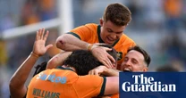 Angus Bell’s last-gasp try gives Wallabies dramatic Rugby Championship win over Argentina