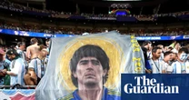 ‘For Diego’: spectre of Maradona looms over Argentina ahead of England clash