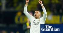 European football: Mbappé’s quickfire brace takes Real Madrid top of La Liga