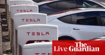 Tesla sales halve in Europe; markets welcome US delay to EU 50% tariffs – business live