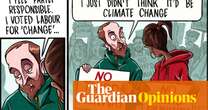 Ben Jennings on Labour’s climate climbdown – cartoon