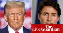 Donald Trump calls Canadian PM Justin Trudeau ‘governor’ for second time as he weighs in on deputy PM’s departure – live