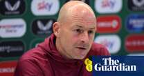 'It's definitely not affected my day': Lee Carsley speaks on national anthem row – video