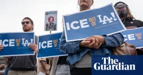 Families arrested in LA Ice raids held in basements with little food or water, lawyers say