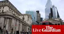 Bank of England expected to leave interest rates on hold today; household water bills to rise 36% by 2030 – business live