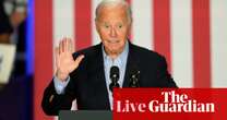 Joe Biden tells rally ‘I am going to beat’ Trump amid reports of new effort to get president to quit race – live