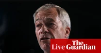 Farage warned his attack against ‘establishment’ over unregistered gifts could land him with harsher punishment – UK politics live