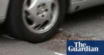 ‘In a rut’: cost of fixing pothole-plagued roads in England and Wales soars to £17bn