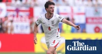 Declan Rice winning fitness battle to start for England against Argentina