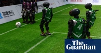 China hosts first fully autonomous AI robot football match