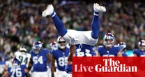 NFL week eight: Ravens v Bears, Eagles v Giants, Panthers v Bills and more – live