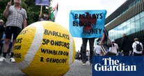 Barclays chief praises Wimbledon bosses for ‘resisting’ calls to drop bank’s sponsorship