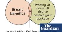 From Brexit benefits to waiting in for a package: Edith Pritchett’s week in Venn diagrams – cartoon