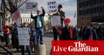 Labor unions cheer court ruling that blocked Trump’s mass firings – US politics live