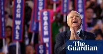 Tim Walz accepts VP nomination and pitches voters: ‘We have the right team’