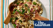 Meera Sodha’s recipe for courgette and mint pilau with salted pistachio yoghurt | Meera Sodha recipes