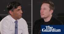 'The most disruptive force in history': Rishi Sunak and Elon Musk discuss the future of AI – video