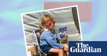 My favourite childhood outfit: ‘I am in classic British beachwear – a cardigan knitted by my nan’