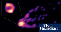 Space Astronomers capture first image of jet being launched from edge of black hole