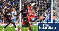 Hürzeler incensed by referee as Ismaïla Sarr helps Crystal Palace beat Brighton