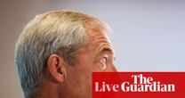 Farage condemns UK’s ‘authoritarian censorship regime’ ahead of giving evidence at US congress - UK politics live