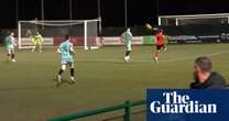 'What a moment': Paul Merson’s son scores 'outrageous' non-league goal – video