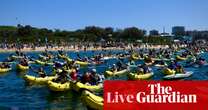 Australia news live: ‘protestival’ to start in Newcastle harbour; thousands to rally against domestic violence