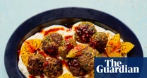Sabrina Ghayour’s recipes for lamb koftas with smoky aubergine salad