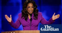 Oprah Winfrey takes a swipe at JD Vance during surprise Democratic convention speech – video
