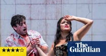 Tosca review – punchy new Puccini rises above the ‘Shame on you’ Russian soprano protests
