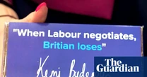 Tories set a low bar after misspelling Britain on conference chocolate