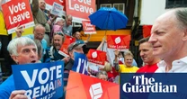 TV tonight: revisiting the febrile frenzy of the Brexit vote, a decade on