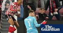 Illan Meslier’s injury-time error earns Sunderland dramatic draw with Leeds