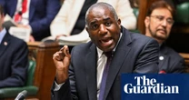 UK still intends to recognise a Palestinian state, David Lammy to tell MPs