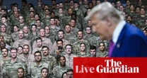 Trump’s department of war rebrand ‘won’t strengthen national security or help military personnel’ – US politics live