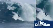 ‘Amazed I’m still alive’: surfer survives massive wipeout in Tasmania