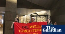 ‘Wells Fargo is complicit’: seven arrested at climate protests at company’s offices